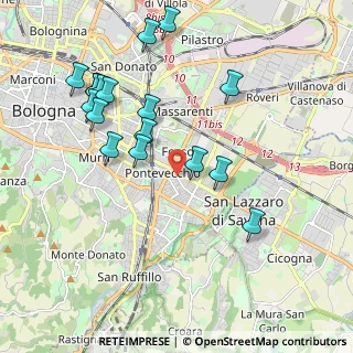 Mappa , 40139 Bologna BO, Italia (2.13882)