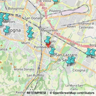 Mappa , 40139 Bologna BO, Italia (3.09077)