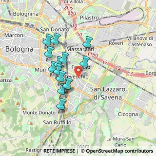 Mappa , 40139 Bologna BO, Italia (1.49714)