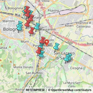 Mappa , 40139 Bologna BO, Italia (2.22412)