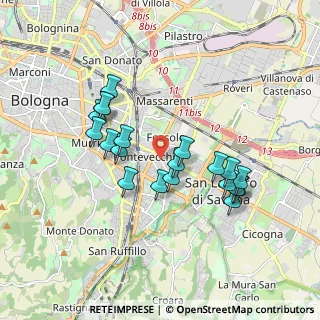 Mappa , 40139 Bologna BO, Italia (1.666)