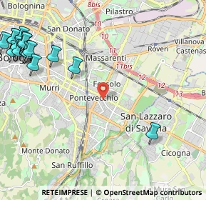 Mappa , 40139 Bologna BO, Italia (3.4015)