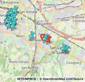 Mappa , 40139 Bologna BO, Italia (2.958)