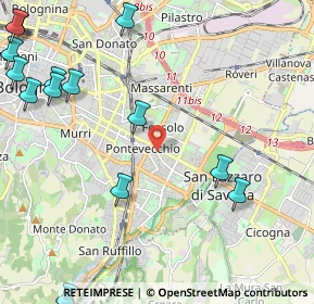 Mappa , 40139 Bologna BO, Italia (3.12929)