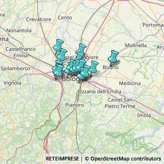 Mappa , 40139 Bologna BO, Italia (8.00471)