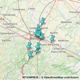 Mappa , 40139 Bologna BO, Italia (8.43333)