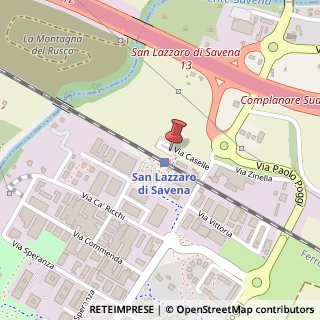 Mappa Via Caselle, 40068 San Lazzaro di Savena BO, Italia, 40068 San Lazzaro di Savena, Bologna (Emilia Romagna)