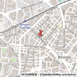 Mappa Via Giacomo Matteotti, 100, 70032 Bitonto, Bari (Puglia)
