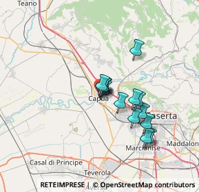 Mappa Via Oreste Salomone, 81043 Capua CE, Italia (5.40714)