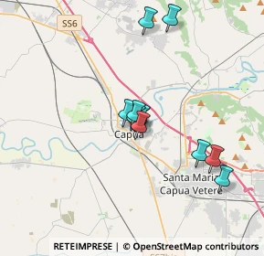 Mappa Via Oreste Salomone, 81043 Capua CE, Italia (2.90091)