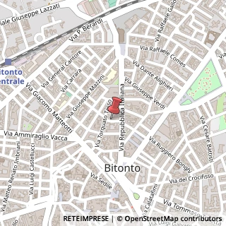 Mappa Via Giuseppe Laudisi, 20, 70032 Bitonto, Bari (Puglia)