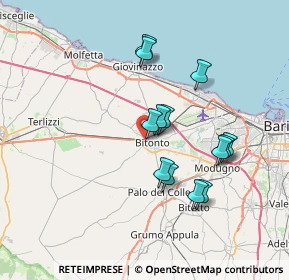 Mappa Via Dr. Michele, 70032 Bitonto BA, Italia (6.73692)