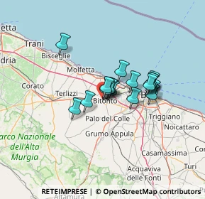 Mappa Via Dr. Michele, 70032 Bitonto BA, Italia (9.37824)