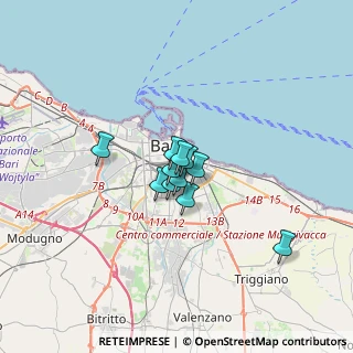 Mappa Via Montello, 70124 Bari BA, Italia (1.81455)