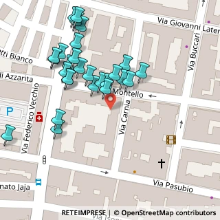 Mappa Via Montello, 70124 Bari BA, Italia (0.06296)