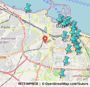 Mappa 70100 Bari BA, Italia (2.595)