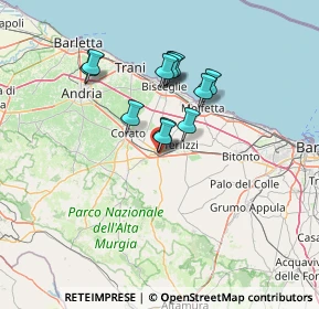 Mappa Via Caldarola F., 70037 Ruvo di Puglia BA, Italia (11.565)