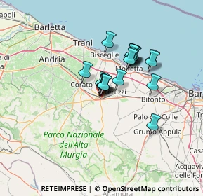 Mappa Via Caldarola F., 70037 Ruvo di Puglia BA, Italia (9.877)