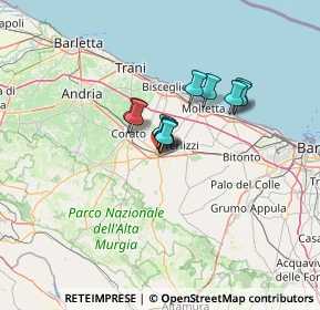Mappa Via Caldarola F., 70037 Ruvo di Puglia BA, Italia (8.59545)