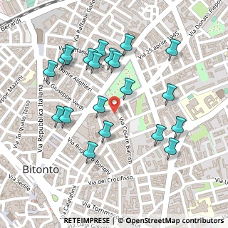 Mappa Via 4 Novembre, 70032 Bitonto BA, Italia (0.266)