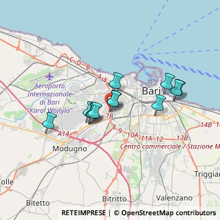 Mappa Via F. Zippitelli, 70132 Bari BA, Italia (2.9425)