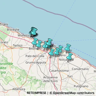 Mappa Via F. Zippitelli, 70132 Bari BA, Italia (10.89579)