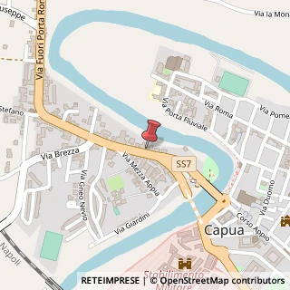 Mappa Via Fuori Porta Roma, 26, 81043 Capua, Caserta (Campania)