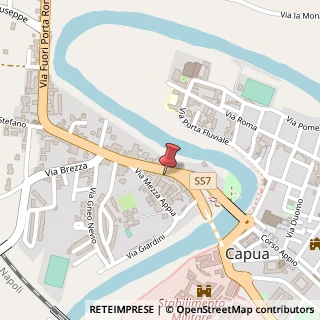 Mappa Via Fuori Porta Roma, 49, 81043 Capua, Caserta (Campania)