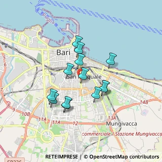 Mappa Via Pasquale Fiore, 70125 Bari BA, Italia (1.49923)