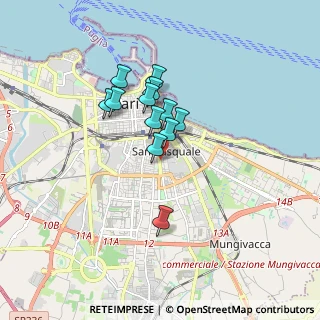 Mappa Via Pasquale Fiore, 70125 Bari BA, Italia (1.335)
