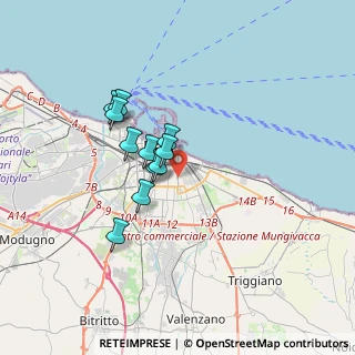 Mappa Via Pasquale Fiore, 70125 Bari BA, Italia (2.77455)