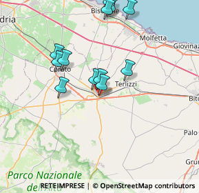 Mappa Via Pietro Nenni, 70037 Ruvo di Puglia BA, Italia (7.79)