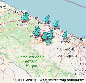 Mappa Viale C. Cristoforo, 70037 Ruvo di Puglia BA, Italia (9.11643)