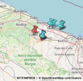 Mappa Viale C. Cristoforo, 70037 Ruvo di Puglia BA, Italia (8.58909)