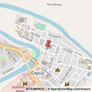 Mappa Piazza San Roberto Bellarmino, 4/18, 81043 Capua, Caserta (Campania)