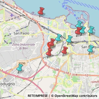 Mappa Via Bruno Buozzi, 70100 Bari BA, Italia (2.3725)