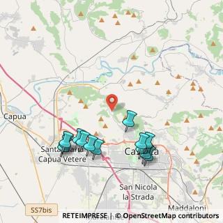 Mappa Via del Ristoro, 81100 Caserta CE, Italia (4.58385)
