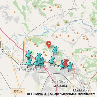 Mappa Via del Ristoro, 81100 Caserta CE, Italia (4.22727)