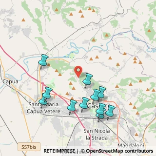 Mappa Via del Ristoro, 81100 Caserta CE, Italia (4.52636)