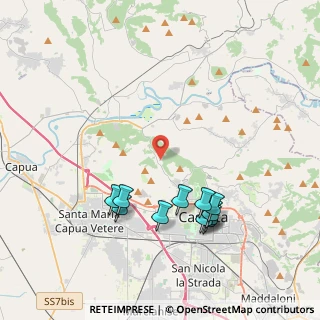 Mappa Via del Ristoro, 81100 Caserta CE, Italia (4.44545)