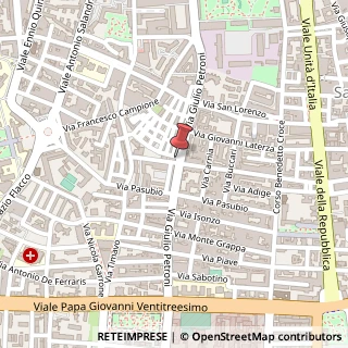 Mappa Via Giulio Petroni, 43, 70124 Bari, Bari (Puglia)