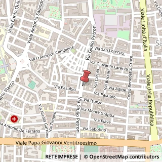 Mappa Via Giulio Petroni, 32, 70124 Bari, Bari (Puglia)