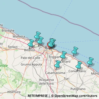 Mappa Via Monfalcone, 70125 Bari BA, Italia (12.98909)
