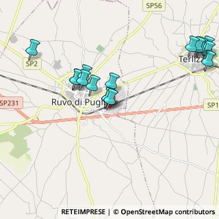 Mappa Via Luigi Galvani, 70037 Ruvo di Puglia BA, Italia (2.385)
