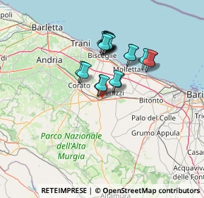 Mappa Via Luigi Galvani, 70037 Ruvo di Puglia BA, Italia (11.59)