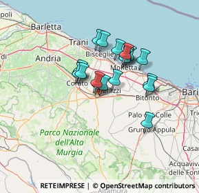 Mappa Via Luigi Galvani, 70037 Ruvo di Puglia BA, Italia (10.70789)