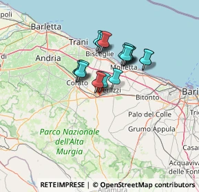Mappa Via Luigi Galvani, 70037 Ruvo di Puglia BA, Italia (10.5395)