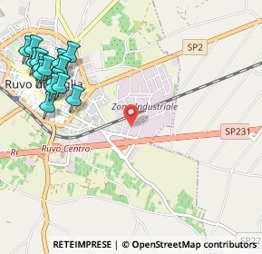 Mappa Via Luigi Galvani, 70037 Ruvo di Puglia BA, Italia (1.516)