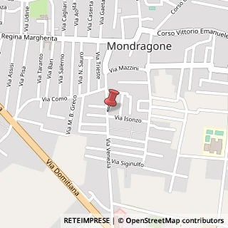 Mappa Via Venezia, 81034 Mondragone CE, Italia, 81034 Mondragone, Caserta (Campania)
