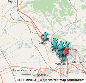 Mappa Via Riviera Casilina, 81043 Capua CE, Italia (7.5455)